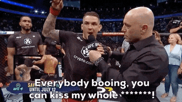Booing Kiss My Ass GIF by UFC
