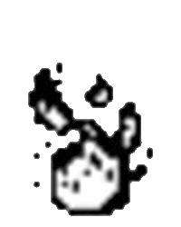 Black Fire Sticker by Nico