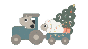 Christmas Tree Sticker by Done by Deer