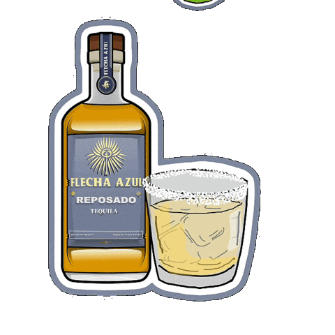 Flechaazul Flecha Azul Tequila Flechamarg Marg Margarita Friday Sticker by Flecha Azul Tequila