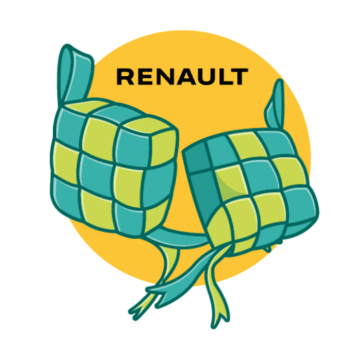 Raya Ketupat Sticker by Renault Malaysia