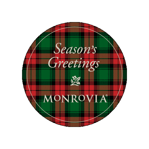 Tartan Wrap Sticker by monroviaplants