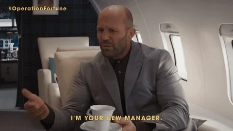 Jason Statham Manager GIF