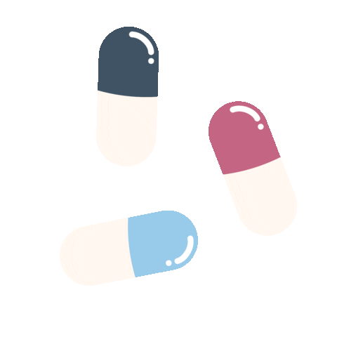 Medicine Pills Sticker by TheAllyCo