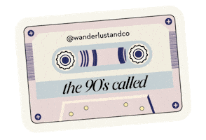 90S Nineties Sticker by Wanderlustandco