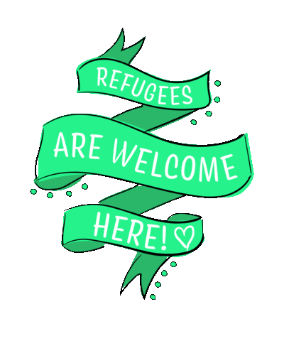 Refugee Action Sticker