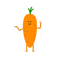 Happy Carrott Sticker
