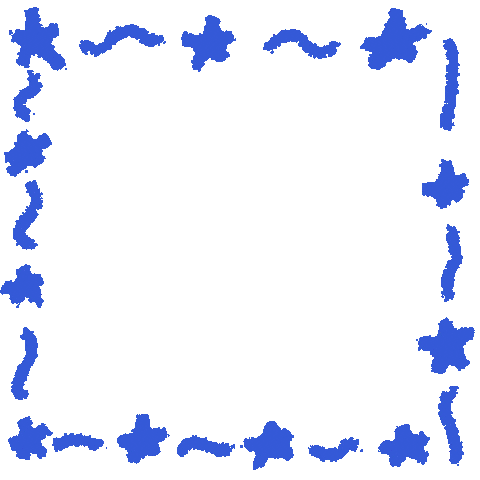 Stars Frame Sticker