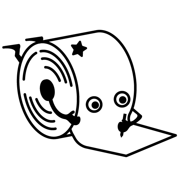イラスト Sticker by om-print