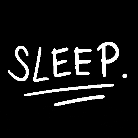 charlly white sleep words lines GIF