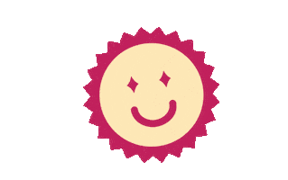 Smiley Sun Sticker by DetourCoffee