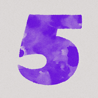 Typography Number GIF by Kev Lavery