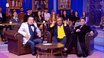Gossip Salotto GIF by Tv8it