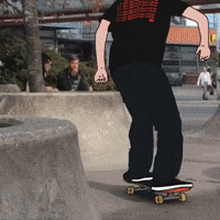 La Fea Skateboarding GIF
