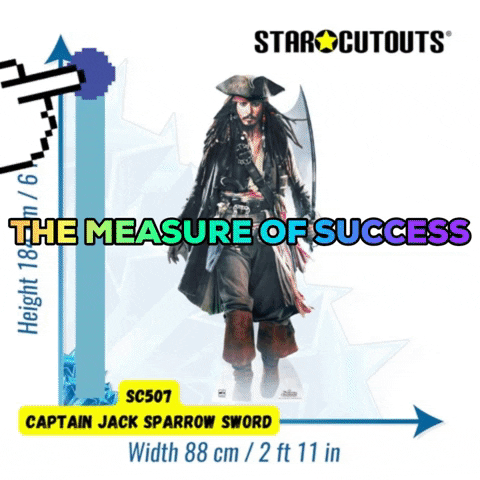 Jack Sparrow Cardboard Cutout GIF by STARCUTOUTSUK