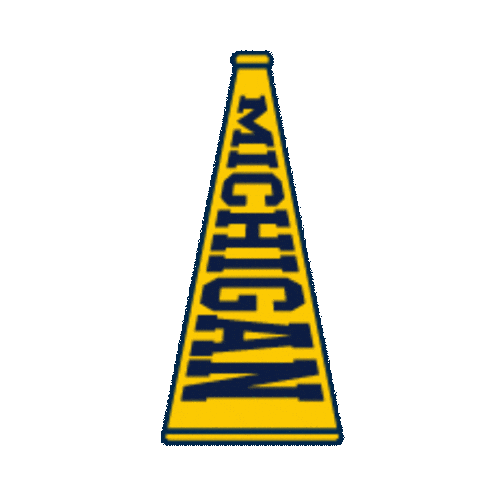 Go Blue University Of Michigan Sticker by Michigan Athletics