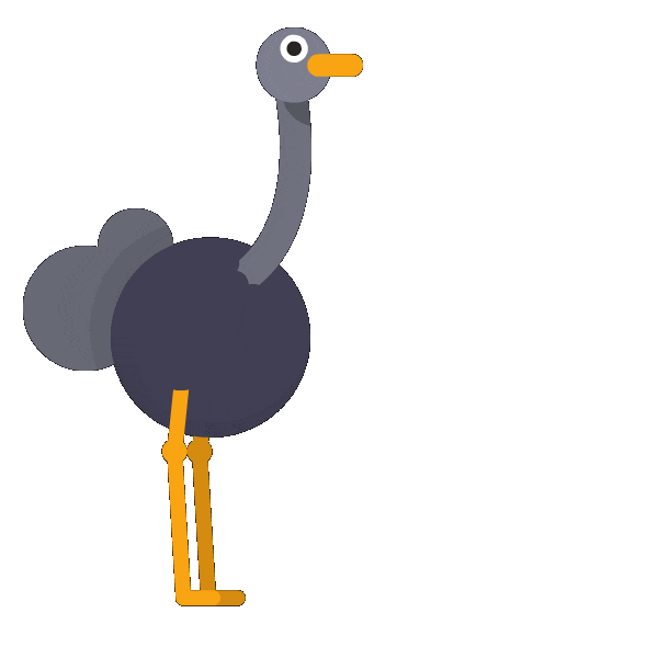 Scared Bird Sticker by Framesequence for iOS & Android | GIPHY