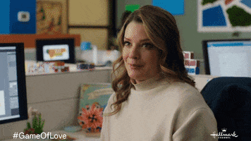 Game Of Love Glance GIF by Hallmark Channel