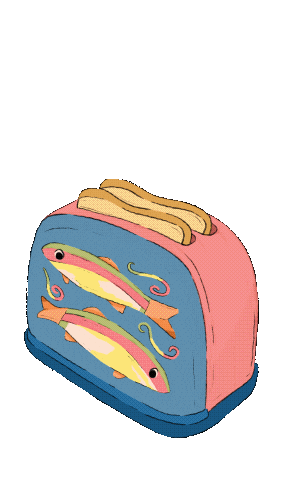 Morning Fish Sticker