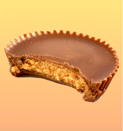 peanut butter cup chocolate GIF by Shaking Food GIFs