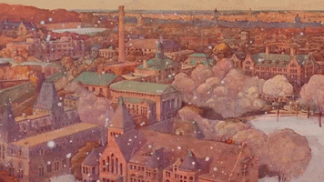 McGillLib drawing montreal campus 1925 GIF