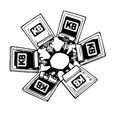 Kb Screenprint Sticker by Merge