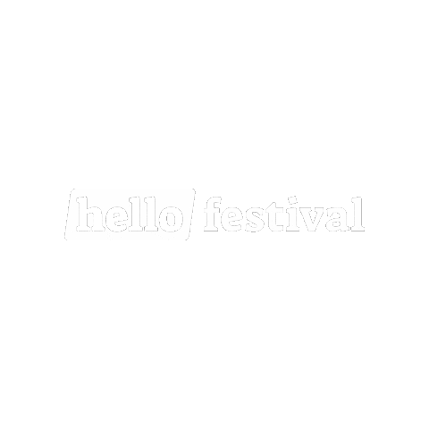 Hello Festival Sticker