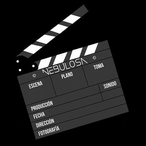 Nebulosa_crea audiovisual accion claqueta grabacion GIF