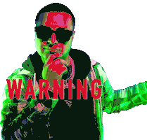 Warning Sticker by DJ CAMILO