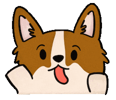 Dog Hello Sticker