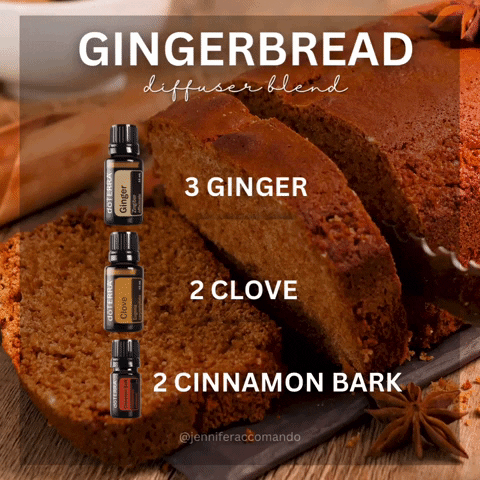 Essential Oils Gingerbread GIF by Jennifer Accomando