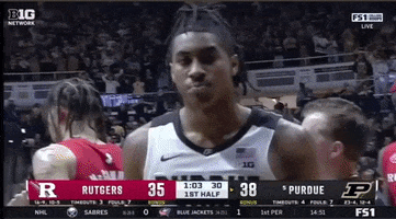 Dunk Stare GIF by Purdue Sports