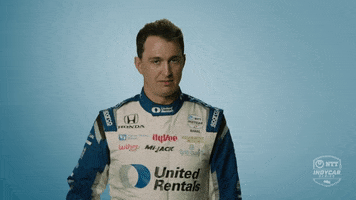 Pointing Down Graham Rahal GIF by INDYCAR
