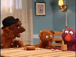 Sesame Street Hanukkah GIF by Romy