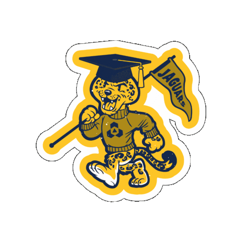 Graduation Jaguar Sticker by South Texas College