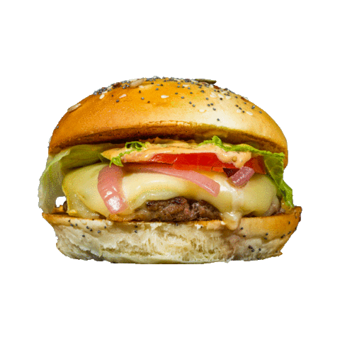 Burger Sticker