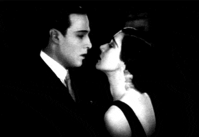 Rudolph Valentino Kiss GIF by Maudit