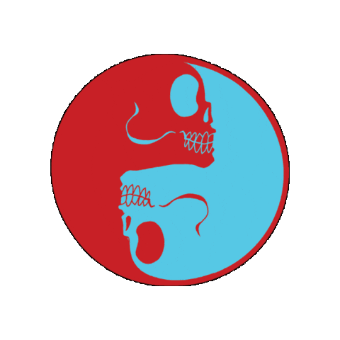 Ying Yang Loop Sticker by Craniacs World