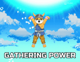 Charging Genki Dama GIF by FLOKI