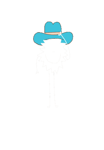 Hat Cowboy Sticker by Mamaka Bowls
