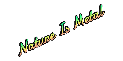 Sticker by Nature Is Metal