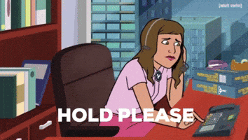 Working Go Away GIF by Adult Swim