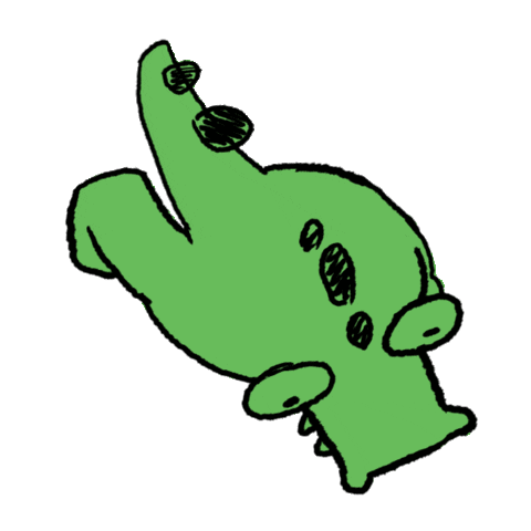 Stumpycroc Sticker