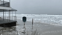 High Tide Threatens to Flood Coastal Buildings in Maine