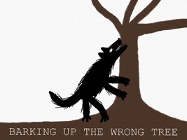 Barking Up The Wrong Tree GIF by Barbara Pozzi