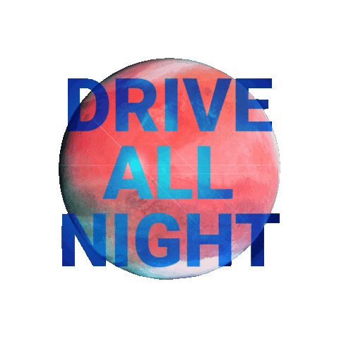 Night Drive Sticker by Clean Bandit