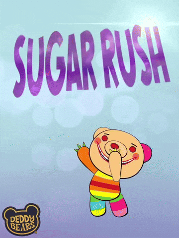 Sugar Rush Eating GIF by DeddyBears