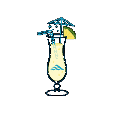 Vacation Summerdrink Sticker by conquistadorresort
