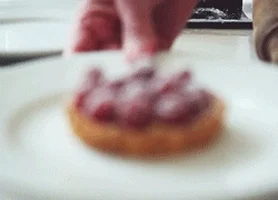 raspberry tart GIF