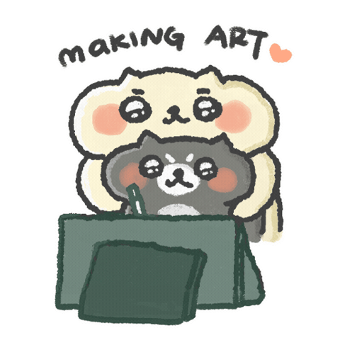 Digital Art Sticker